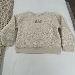 GAP Cream Sherpa Kids Sweater